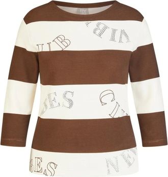 Rabe Shirt met 3/4 mouwen - Dames - Tops - Bruin - Maat: M