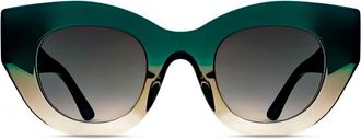 Thierry Lasry Cinematy 1764 Womens Sunglasses Green Size 47