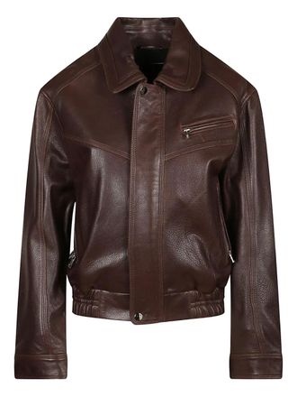 Nour Hammour Clint jack met rits - Bruin