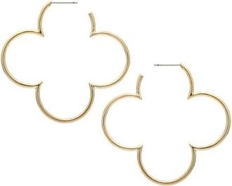 Rivka Friedman 18K Plated Hoops