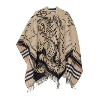 Burberry Dames, Jassen, Beige, Maat: ONE Size Wol