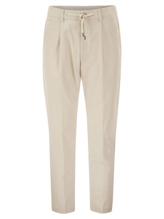 Herno broek met trekkoord van technische stof
