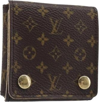 Louis Vuitton Pre-owned Monogram Canvas Accessory Case - Dames - Vintage Accessoires - Bruin - ONE Size - Vintage