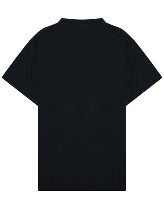 Balenciaga Logo-Print Cotton T-Shirt - Black