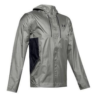 Under Armour Mens Under Armour Cloudburst Shell Training Sports Jacket Green 1350950-388