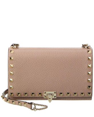 Valentino Rockstud Grainy Leather Crossbody