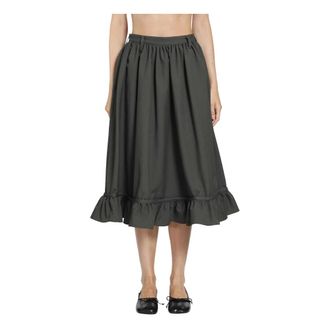 Maison Margiela Midi Skirts - Dames - Rokken - Grijs - Maat: XS