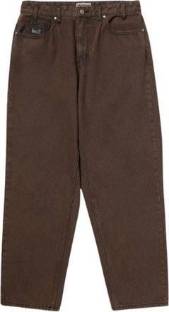 HUF Cromer Washed Pant - Heren - Wijde Broeken - Bruin - W36 - Broeken