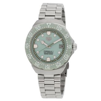 Tag Heuer Limited Edition Formula 1 Solargraph Diamond Green Dial Watch WBY111B.BA0042