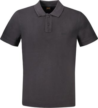 HUGO BOSS Prime Polo - Heren - Polos - Zwart - M - Katoen - Tops