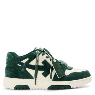 Off-white Mens Off White Outofoffice Low Top Trainers in Jet Green/Ecru - Multicolour - Size UK 11