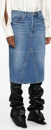 Alexander Wang Alexander Wang Womens Denim Skirt - Blue Cotton - Size 25 (Waist)