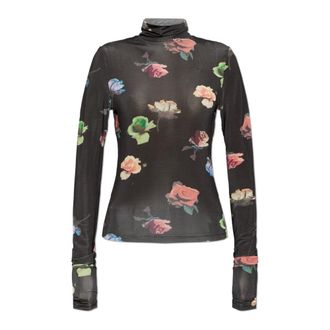 Ganni Mujer, Camisetas, Negro, Talla: XS