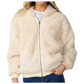 Rip Curl Bossa Nova Fluffy Polar Fleece Fleecejacke f&uuml;r Damen | beige