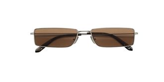 Retro Superfuture CHOPPER BROWN MARBLE BM5 Mens Sunglasses Grey Size 55