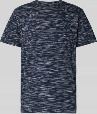 Tom Tailor Regular Fit T-Shirt aus reiner Baumwolle in Dunkelblau, Größe XXL