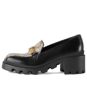 Gucci (WMNS) Gucci Interlocking G loafers Black 670417-DKSM0-1063
