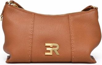 Ermanno Scervino Arabella Schoudertas - Dames - Schoudertassen - Bruin - ONE Size - Leer - Tassen