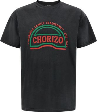 Willy Chavarria Black Cotton Mens T-Shirt