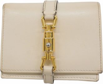 Gucci White Leather Wallet (Bi-Fold) (Pre-Owned)