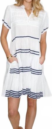 Rubyyaya Mykonos Mini Dress In White