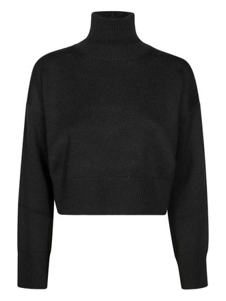 Dondup dolcevita appliqué knitwear - women - Fabric - 40 - Black