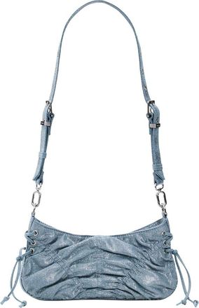 Desigual Ruched Denim Crossbody Bag in Blue at Nordstrom