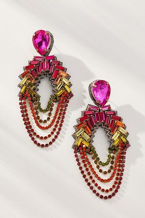 Suzanna Dai Florian Chandelier Hoop Earrings