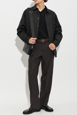 Fendi Monogram Jacket, Mens, Black