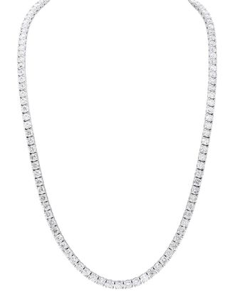 Diana M. Jewels Fine Jewelry 14K 14.42 Ct. Tw. Diamond Tennis Necklace