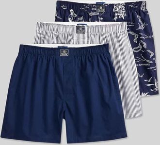Ralph Lauren Boxershorts im 3-er-Pack aus reiner Baumwolle in Marine, Gr&ouml;&szlig;e XXL