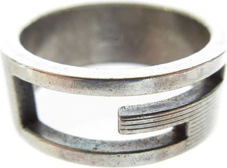 Gucci Silver Silver 925 Band Ring (Pre-Owned)