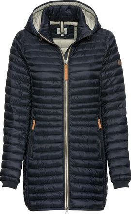 Camel Active Gewatteerde Jas - Dames - Winterjassen - Blauw - 5XL - Leer - Jassen