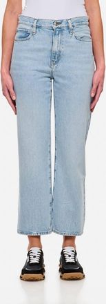 Frame Denim Le Jane Crop High Rise Straight Jeans In Willamette