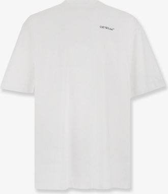 Off-white Cotton t-shirt with frontal logo - OFF WHITE - gender_Man
