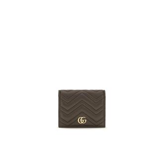 Gucci Matelass&eacute; Marmont Wallet - Accessories - Mujer - Marr&oacute;n - ONE SIZE