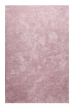 Homie Living Alfombra de pelo largo extrasuave rosa antiguo 160x230