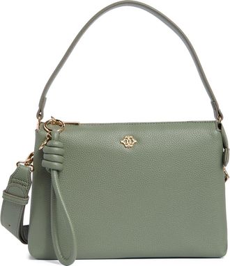 Nanette Lepore Alyce Triple Section Crossbody Bag in Artichoke at Nordstrom Rack