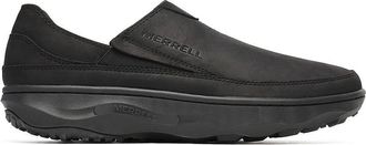 Merrell Merrell Silvo Moc J007387 Sneakers Mens Black Leather Slip-On Shoes MEW1550