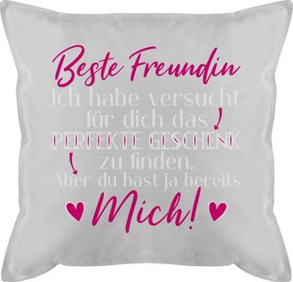 Shirtracer Kissen 50x50 Statement Chill Mal Dein Leben Teenager