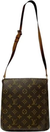 Louis Vuitton Pre-owned Plastic louis-vuitton-bags - Dames - Vintage Schoudertas - Bruin - ONE Size - Leer - Vintage