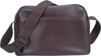 Louis Vuitton Acajou Galle Taiga Leather Shoulder Bag (Pre-Owned)