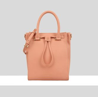 Paul Costelloe Womens Flumendosa Leather Multi Way Bag - Coral - One Size