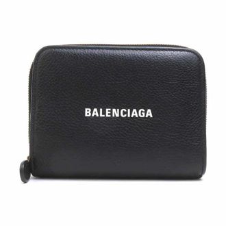 Balenciaga Black Leather Wallet (Bi-Fold) (Pre-Owned)