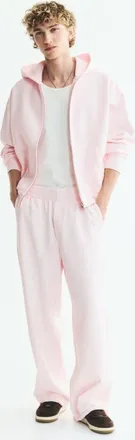 H&M Relaxed-fit Cotton Sweatpants in Light Pink at Nordstrom, Size Xx-Large