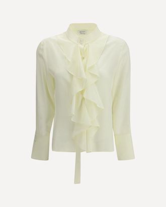 Alexander McQueen Ruffled Shirt Female 42