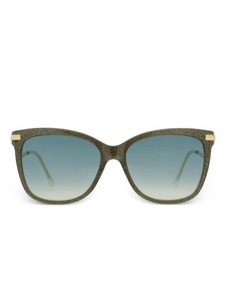 Jimmy Choo Eyewear Steff zonnebril met glitter - Grijs