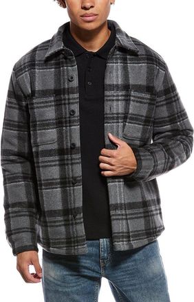 Vince Plaid Shirt Jacket