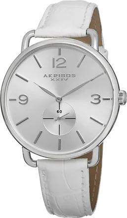 Akribos XXIV Akribos Xxiv Womens Leather Watch