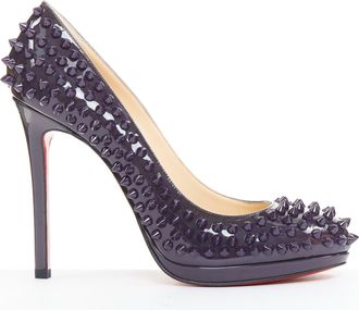 Christian Louboutin Patent Spikes Platform